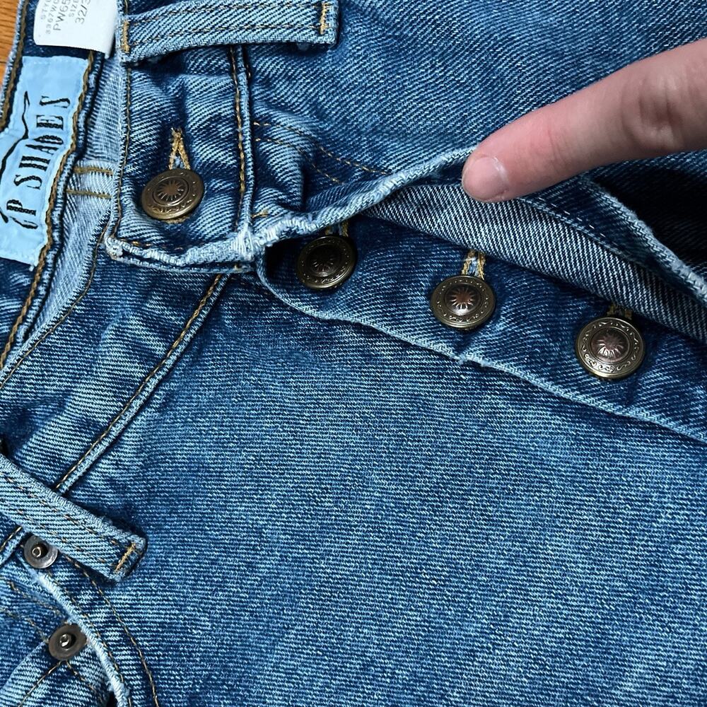 Vintage CP Shades Denim Jeans 29x33 Made In USA Button Fly 100% Cotton Rare 90s - Picture 10 of 15